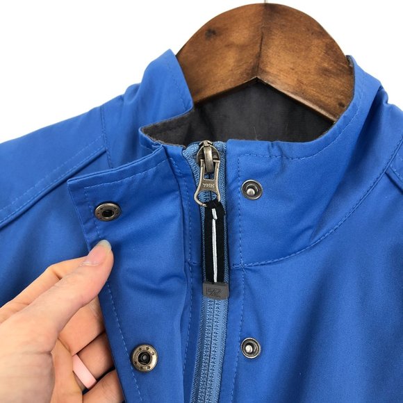 Cutter & Buck Women's Small Blue Grey The Coeur d'Alene Full Zip Golf Jacket - Picture 4 of 14